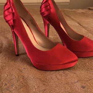 Dark Red “Glint” Heels